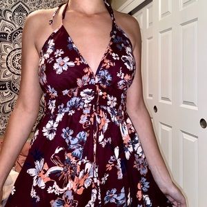 Angie Maroon Maxi Romper Dress, from Murdoch’s